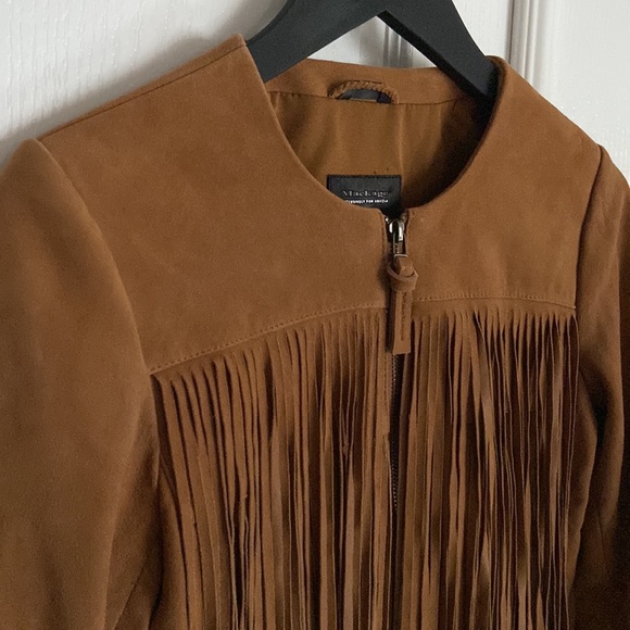 Mackage for Aritzia Suede Fringe DENNA Jacket - Picture 4 of 12